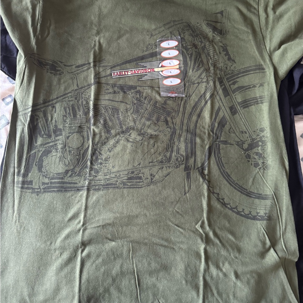 Harley-Davidson Olive Motorcycle Tee